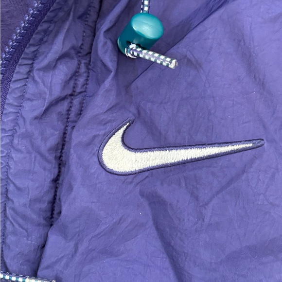 Rare Vintage 90s Nike Hooded Insulated Jacket - White Tag Era - Picture 5 of 13
